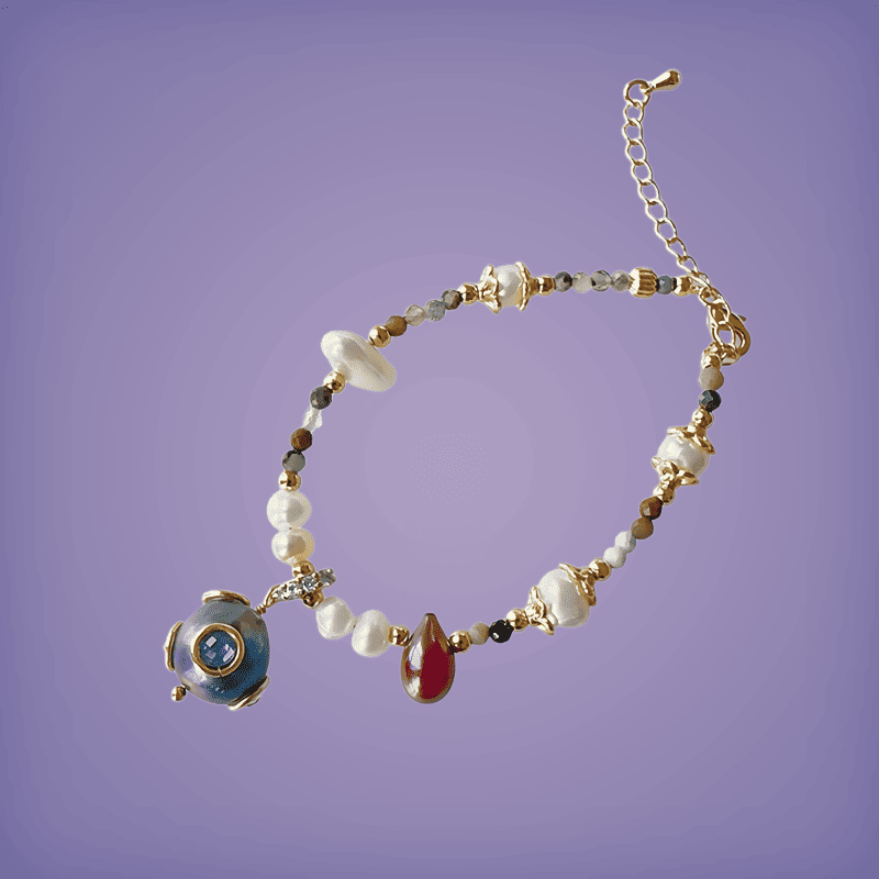 Submarine Natural Stone Necklace Bracelet