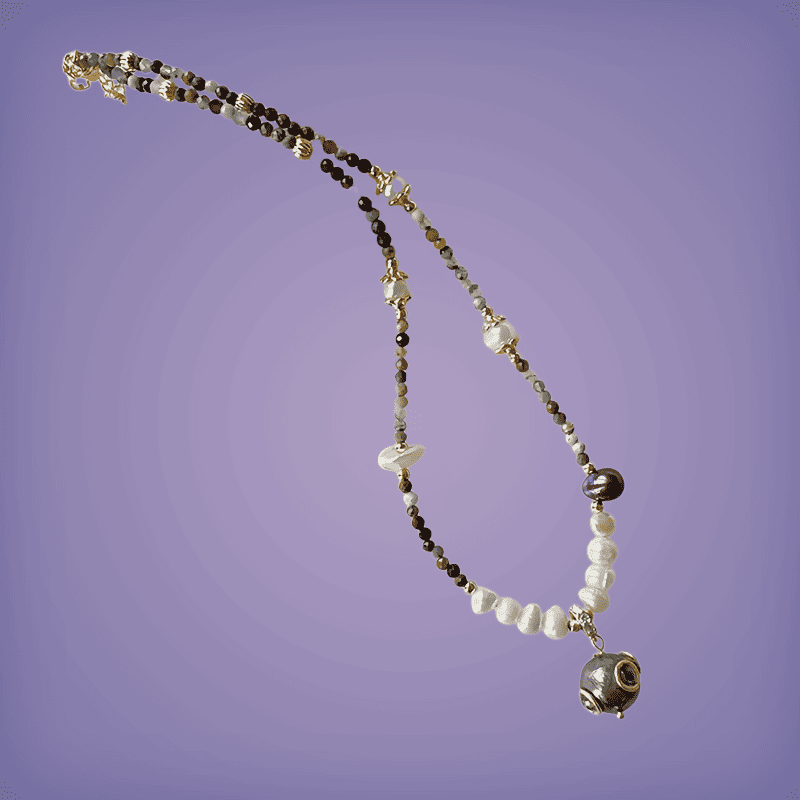 Submarine Natural Stone Necklace Bracelet
