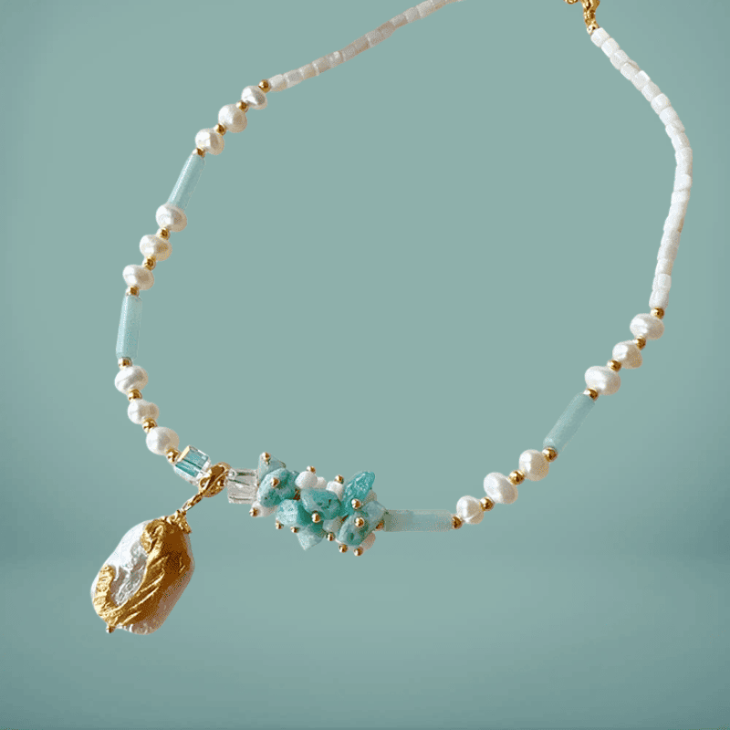 Turquoise Natural Stone Necklace Bracelet