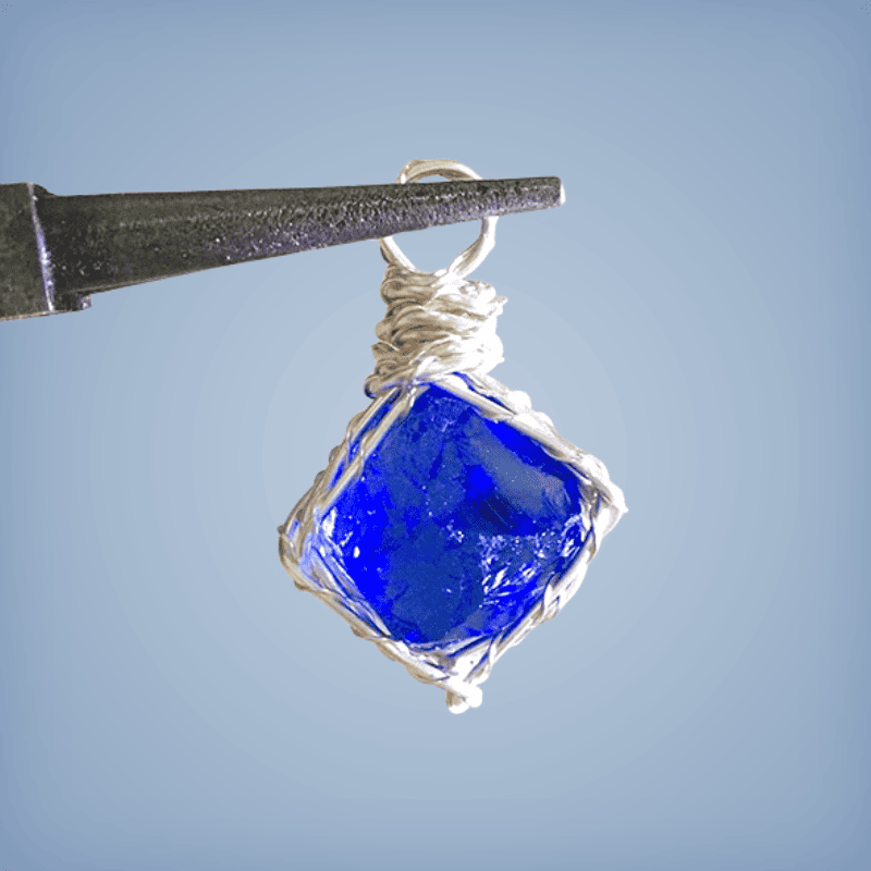 Handmade Crystal Wire Necklace