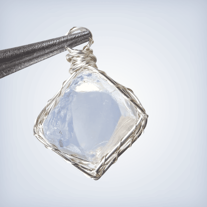 Handmade Crystal Wire Necklace