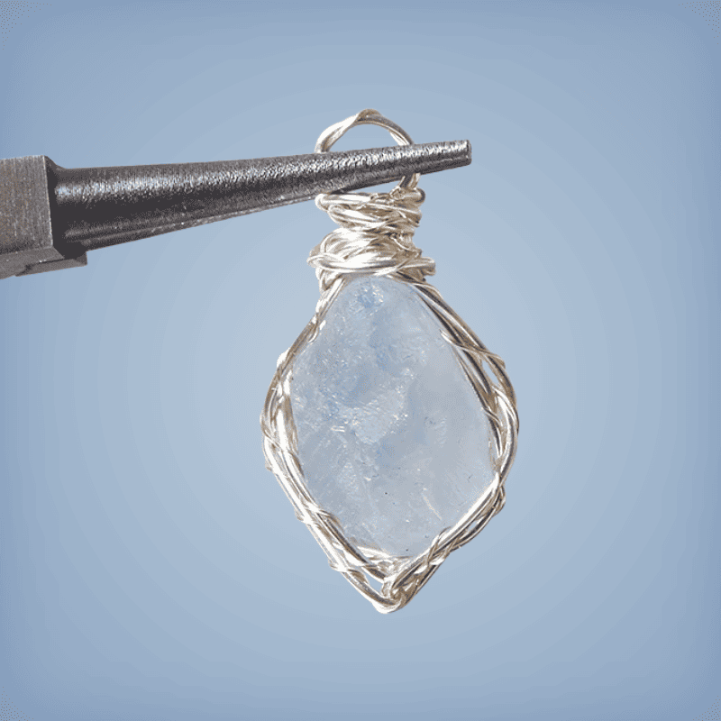Handmade Crystal Wire Necklace