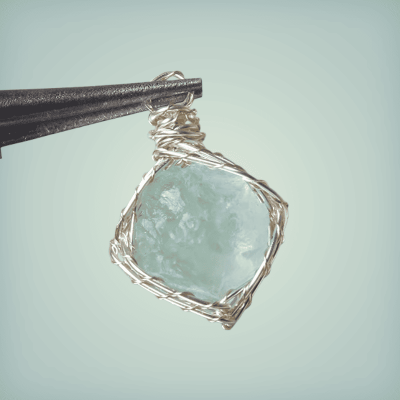 Handmade Crystal Wire Necklace