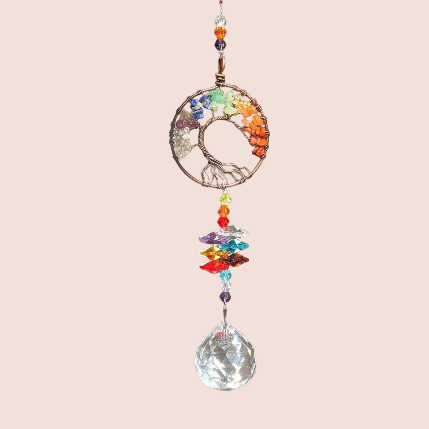 Dream Catcher Tree Of Life Crystal Charms