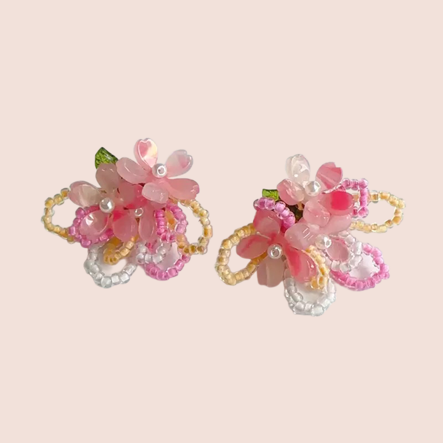 Pink Buds Earrings