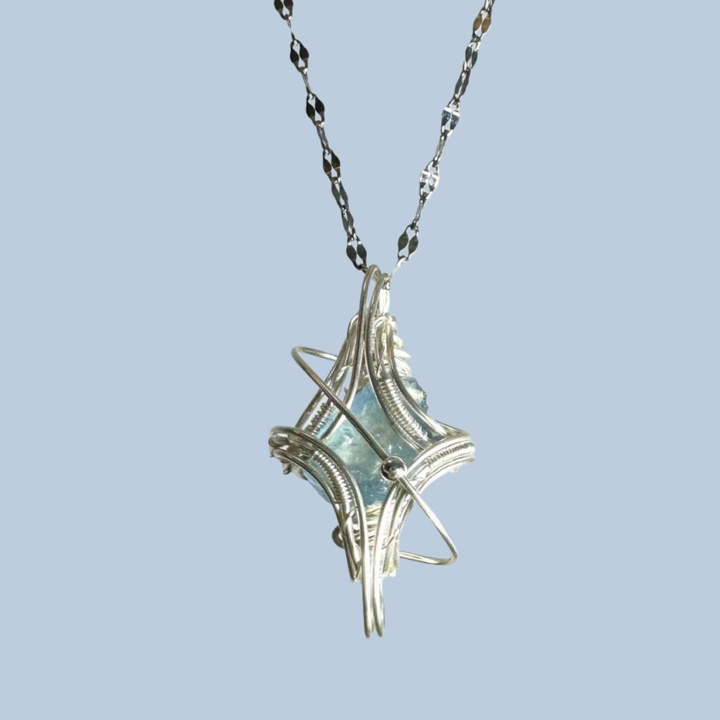 Handmade Star Crystal Wire Necklace