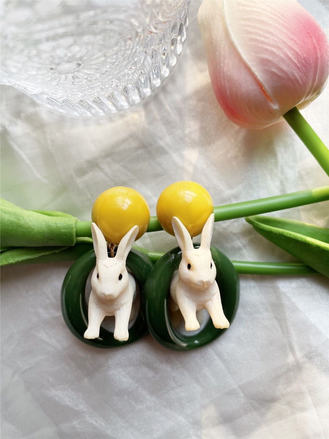 Jumping Bunny Earrings