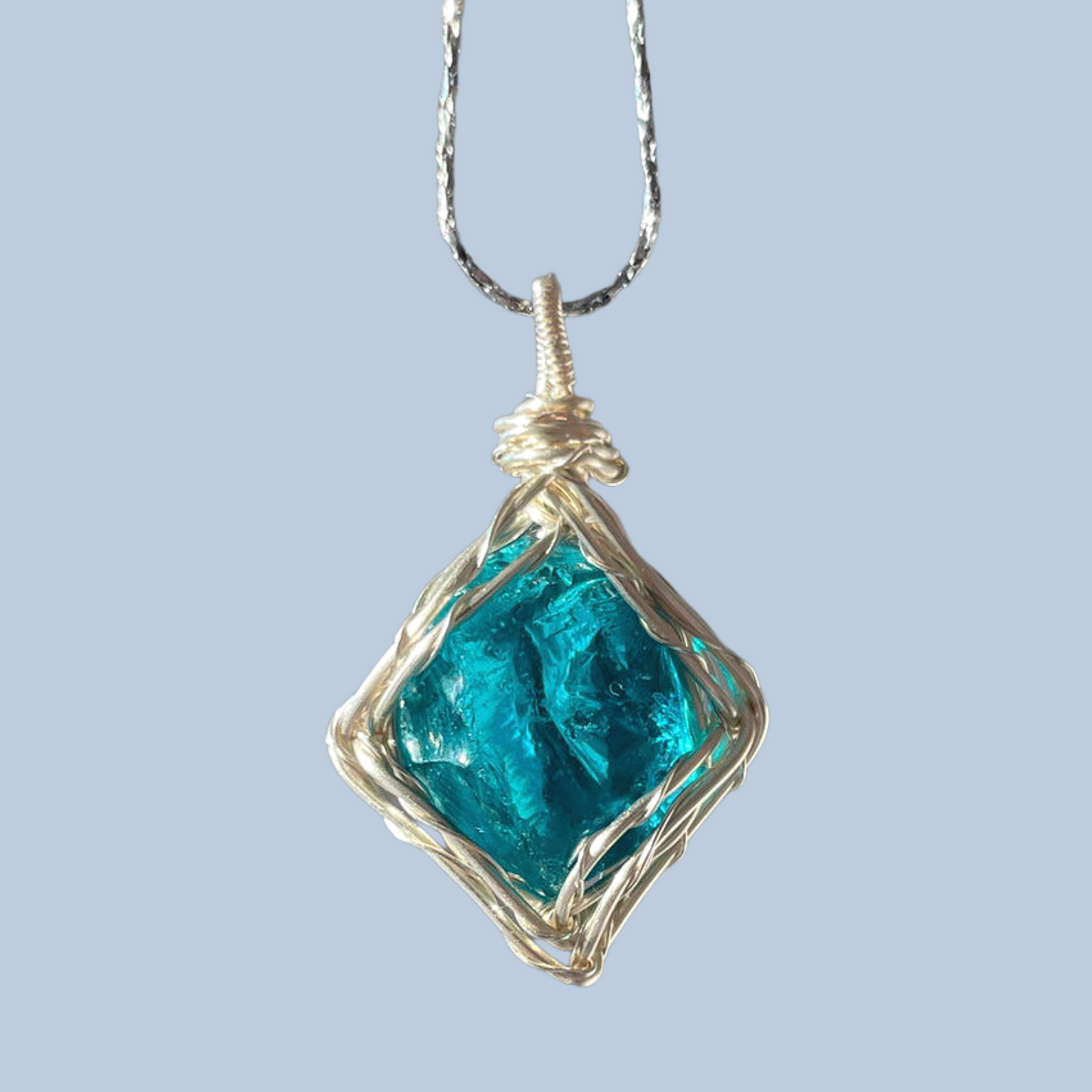 Handmade Star Crystal Wire Necklace