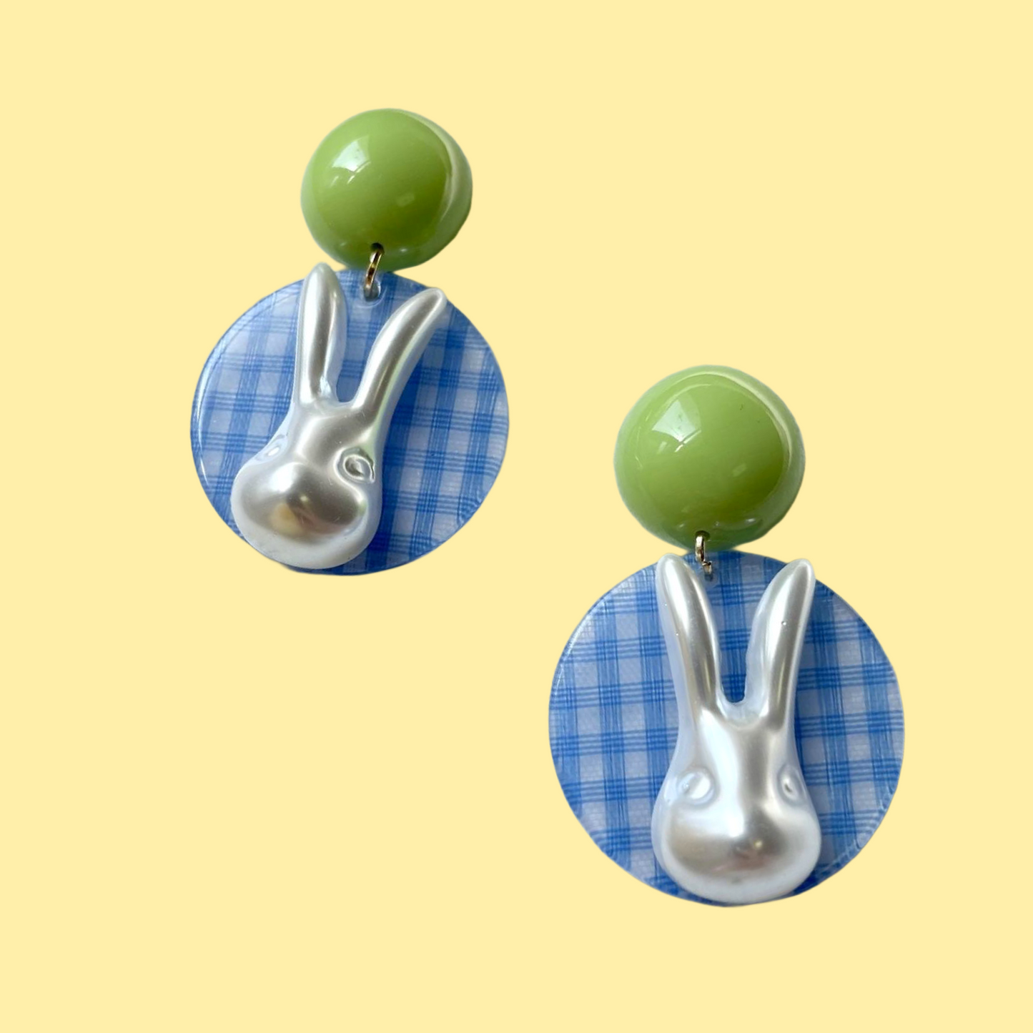 Silver Bunny Earrings