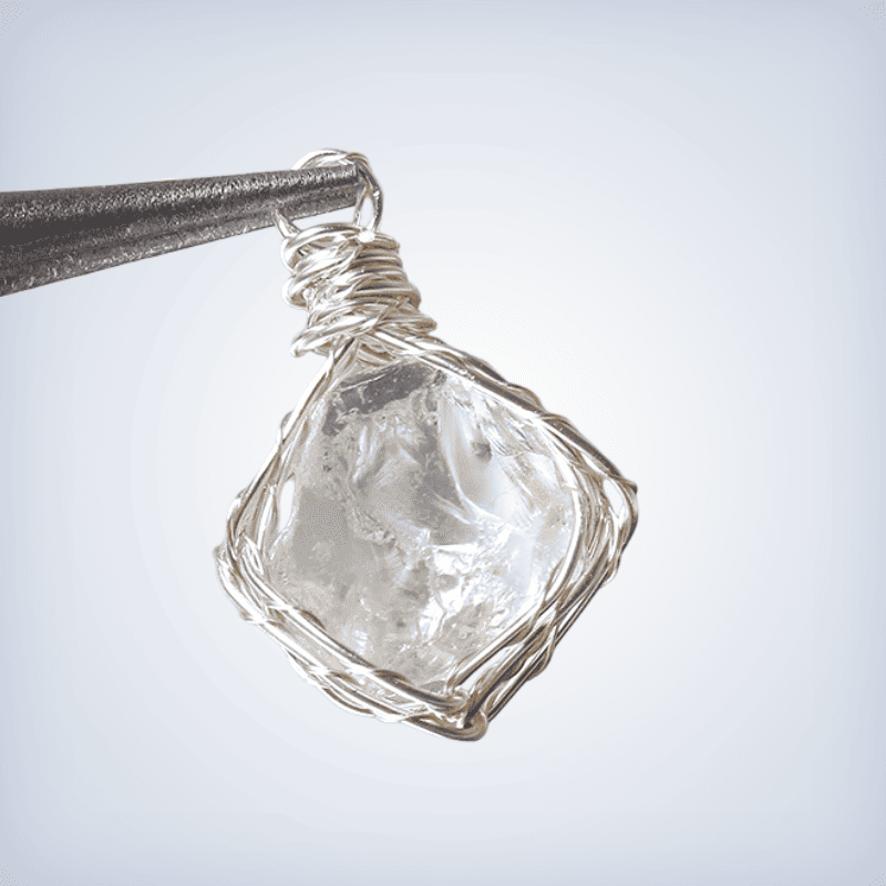 Handmade Crystal Wire Necklace