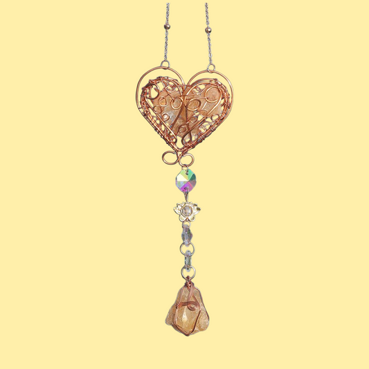 Heart Dream Crystal Charms
